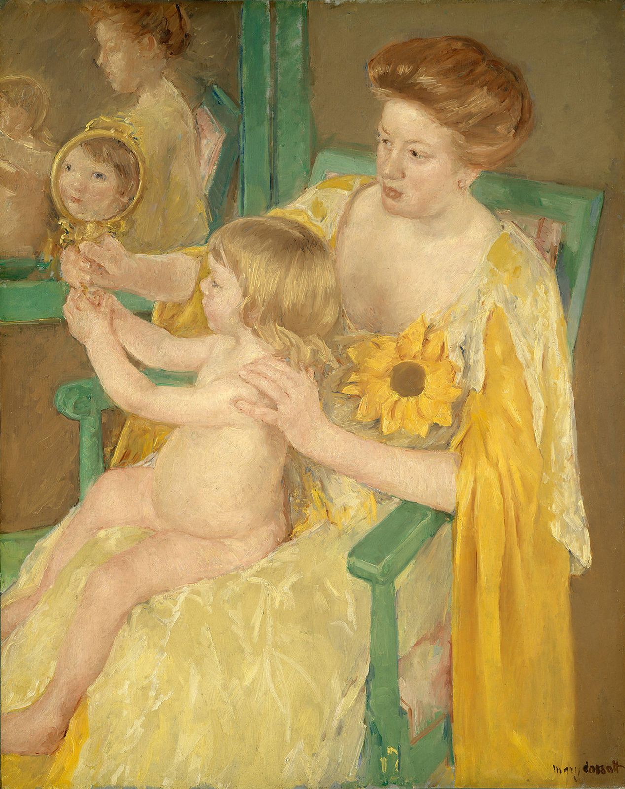 Мэри Кассат - Мать и дитя